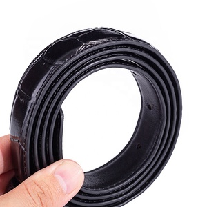 Thắt Lưng Da Cá Sấu Nhiều Màu Dành Cho Nữ Dây Đeo Thay Thế Không Có Khóa Trơn - Product Image 3