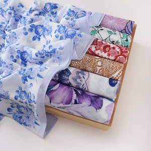 Terbaru kedatangan 70*180CM lembut Digital Printing sifon bunga kepala membungkus syal Malaysia mode sifon dicetak jilbab wanita - Product Image 1