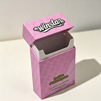 Boîte à cigarettes rigide à couvercle magnétique de conception nouvelle, boîte pliante pour comprimés buccaux