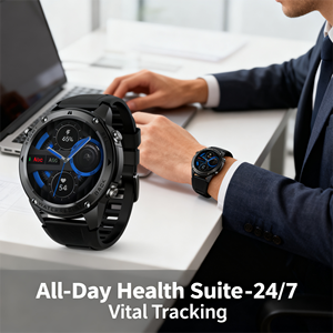 2025 <strong>Best</strong> Selling <strong>AMOLED</strong> <strong>Display</strong> GPS Sport <strong>Smartwatch</strong> for Men Fashionable 5ATM 500mAh BT <strong>Call</strong> Features IOS Compatible - Product Image 4