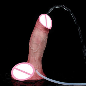 Godes éjaculants en mouvement à peau OS-ADLZS5055 avec ventouse Jouets sexuels éjaculants en silicone pour couple lesbien <span class=keywords><strong>Massage</strong></span> <span class=keywords><strong>anal</strong></span> du point G - Product Image 2