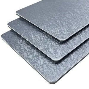SGS Сертифицированный PE и PVDF покрытый тиснением готовая доска acpadvertising алюминиевые композитные панели