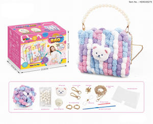 Bolso Bandolera de Peluche Hecho a Mano para Niños con Diseño de Dibujos Animados y Cierre de Cordón - Para Todas las Estaciones - Product Image 3