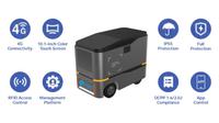 Robot Pengisian Daya EV Mobile Otonom 120kW Pengisian Cepat Kapasitas Baterai 165kWh Robot Pengisi Daya EV Otomatis Cerdas