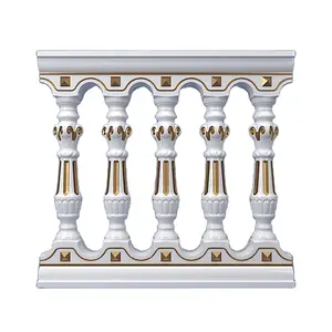 Concrete Molds Decorative Plastic Terrace Bianco Carrara Baluster Mold For Balcony