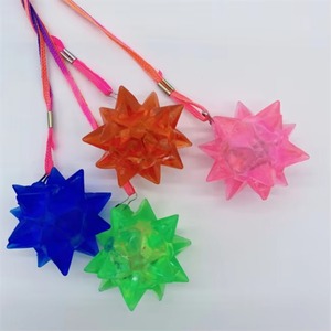 HAPU Streaming Planet Crystal <b>Star</b> TPR <b>LED</b> Twinkle Glow Necklace-Unisex Party Gift for All Ages - Product Image 4