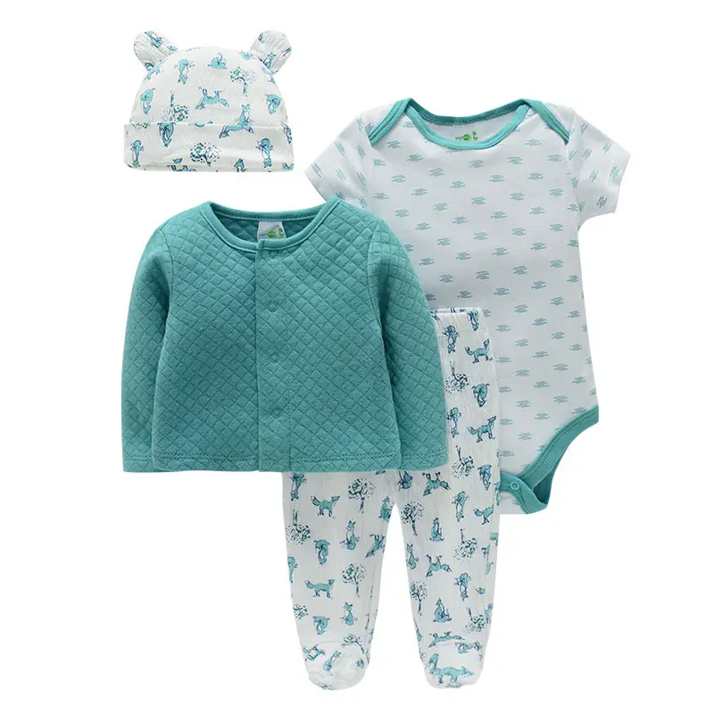 Großhandel Stram pler Anzüge 0-1 Jahre alte Baby Air Layer Cardigan Baby Stram pler schlichte Kurzarm Neugeborenen Baumwolle Baby Stram pler
