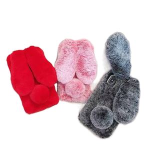 Popolare Cover per Telefono a Forma di Coniglio in Peluche, Carina e Confortevole al Tatto, Adatta per <span class=keywords><strong>Samsung</strong></span> e iPhone - Product Image 1