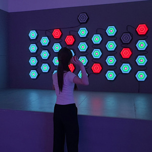 Juego de Luces LED Activas para Ejercicios de Reacción, 35x35cm, Juego de Pelota de Pared, Laberinto de <span class=keywords><strong>Escape</strong></span>, Gimnasio - Product Image 1
