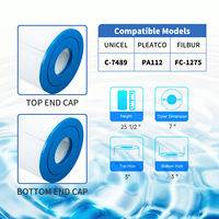 Cartucho de filtro de repuesto para piscina y Spa PA112, accesorios y herramientas esenciales para piscina