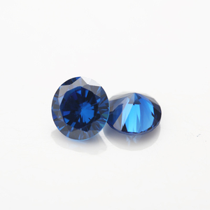 Diamante sintético de circonia cúbica, piedra de Zirconia cúbica azul, zafiro cortado a máquina, 2,5mm, <span class=keywords><strong>mes</strong></span> de nacimiento, China - Product Image 2