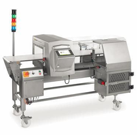 Machine de détection de métaux industrielle en acier inoxydable, large plage de détection, DSP + microprocesseur, mémoire de 100 produits, fonctionnement facile