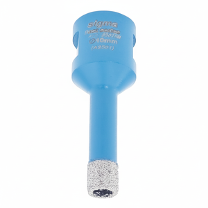 Punta diamantata a corona FAST da 10 mm con attacco M14 SIG53010M SIGMA per muratura e cemento, la più veloce e resistente, Made in Italy - Product Image 2