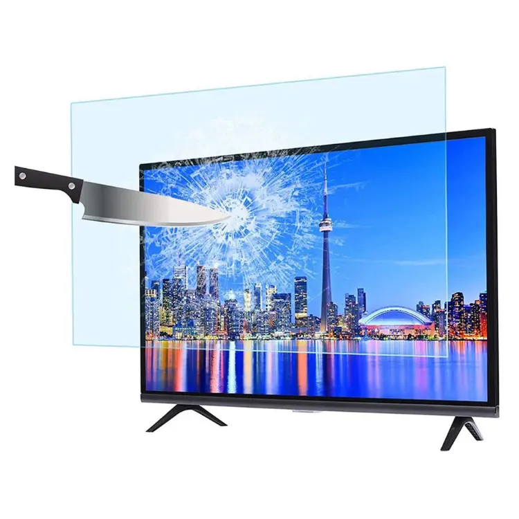 High transparent TV computer display screen protector soft film size customization
