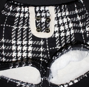 Nuevo diseño fragancia abrigo a cuadros pantalones cortos de dos piezas traje de pata de <span class=keywords><strong>gallo</strong></span> bebé chica ropa de Boutique - Product Image 3