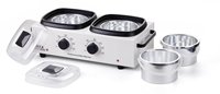 Vente directe d'usine double chauffe-cire 800g chauffe-cire d'épilation pour faire fondre la cire