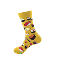 Chaussettes amusantes à motifs de fruits, 5 paires dans une boîte