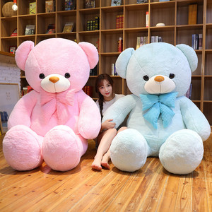 Blue Teddy Bear Stuffed Animal Doll Soft Cute Bear Plush Toy Presente dos namorados de aniversário para crianças Amigo Urso Plush Pillow - Product Image 4
