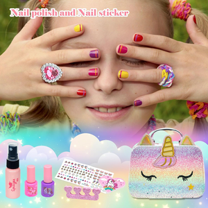 Kit de Arte de Uñas y Cosméticos Populares <span class=keywords><strong>para</strong></span> <span class=keywords><strong>Niñas</strong></span>, Set de <span class=keywords><strong>Maquillaje</strong></span> Ideal <span class=keywords><strong>para</strong></span> Regalo, Juguete <span class=keywords><strong>para</strong></span> <span class=keywords><strong>Niñas</strong></span> - Product Image 6