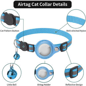 Collares para Gatos <span class=keywords><strong>Berserk</strong></span>, Localizador Antipérdida Colorido para Gatos, Accesorios de Rastreo para Mascotas, Collares, Correas y Arneses para Mascotas - Product Image 4