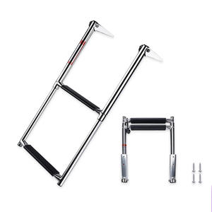 Escalera de Embarque Plegable de Dos Secciones Pequeña, Pasarela para Barcos de Exploración, Accesorios de Hardware para Yates, Específica para Uso en Yates - Product Image 1