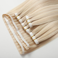 Nouvel Arrivage Extensions de Cheveux Humains à Bandes Adhésives Longues Injectées Invisibles, Double Drawn, avec Bande Adhésive Invisible Effet Peau