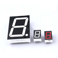 Affichage LED à 7 segments de 8 pouces, 1 chiffre, de grande taille, d'origine usine, 0,8 pouces, grand affichage LED FND à 7 segments pour la vente au détail, les métros et l'utilisation en intérieur