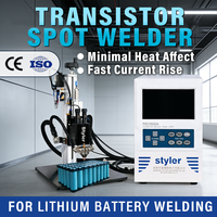 Nueva Máquina de Soldadura por Puntos Neumática Semiautomática Styler, Módulo de Potencia de Transistor de 500KW 220V/110V, Monitoreo de Resistencia Dinámica