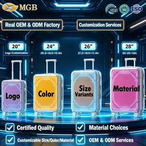 Juego de <span class=keywords><strong>Maletas</strong></span> Rígidas ABS Personalizables con Ruedas Giratorias, Maleta de Viaje Ligera, Equipaje de Mano para Negocios - Product Image 5
