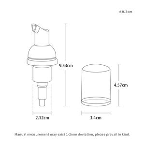 High Quality 28mm 30mm 42mm Plastic <strong>Foam</strong> <strong>Pump</strong> 28 30 42 410 Liquid Soap <strong>Pumps</strong> for Person Care Customize Manufacturer - Product Image 6