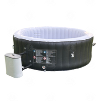 Prix d'usine – Spa gonflable 4-6 personnes avec lumières LED pour jardin et fêtes de famille