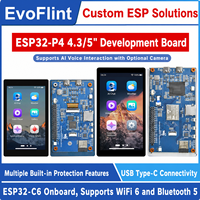 Carte de développement ESP32-P4 avec écran 4,3/5 pouces, conception PCBA ESP32-C6, WIFI6, caméra BLE, codec audio ES8311, circuit AEC ES7210