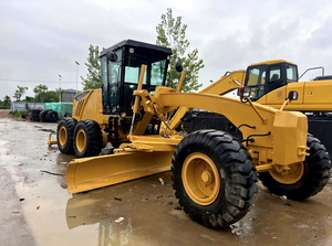 Niveleuse à moteur robuste jaune, modèle 2019, poids opérationnel de 16 500 kg, pour travaux routiers et terrassement - Product Image 5