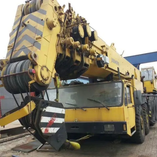 used crane liebherr 120 ton with good working condition and low price in shanghai