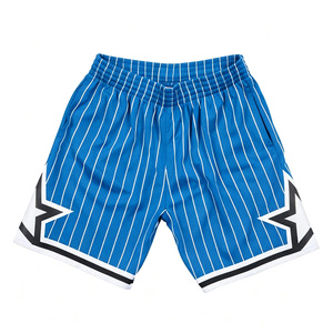 กางเกงบาสเก็ตบอลชาย Healy Classic Star Striped พิมพ์ลายแบบ Sublimation เอวยางยืด ไซส์พลัส สวมใส่สบาย - Product Image 3