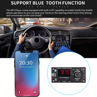 Módulo Amplificador de Altavoz Estéreo con Decodificador MP3 de 2*50W y 5.0, con Radio FM, TF, USB, Micrófono, Grabación de Llamadas y Accesorios para Música