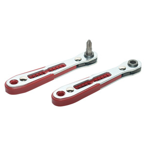 Clé à douille manuelle mini à angle droit de 1/4 po sur mesure, tournevis à cliquet bidirectionnel multifonctionnel - Product Image 1