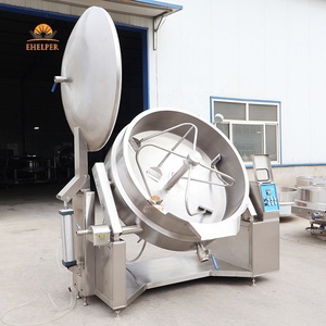 Chaudière à vapeur à double enveloppe de 50 à 600 litres, inclinable, avec agitation, pour la production alimentaire commerciale - Product Image 2