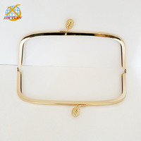 26*9.4cm or tête d'ananas carré métal baiser serrure Clip sac cadre matériel sac accessoires spécial sac pièces et accessoires