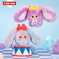 2026 Nuevo 100% Original Muñecos de Peluche de Vinilo de la Serie Baby Three Alice Rabbit Town, Caja Sorpresa, Llaveros Adorables, Juguetes, Colgantes Lindos