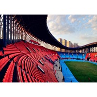 Plan de construction de stade de football en acier pour salle de sport, à faible coût et prix abordable
