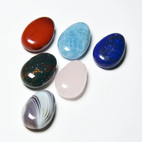 Miss Stone Colorful 30mm Cristal Quartz Gemstone Agate Jade Collier Fine Jewelry avec Big 3mm Hole Pendant