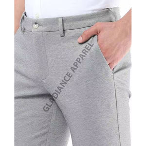 กางเกงชิโนทรงสลิมฟิตสำหรับผู้ชายที่แนะนำมากที่สุดกางเกงทำงานลำลองโลโก้แบบกำหนดเองชุดสูทสีทึบกันรอยยับ - Product Image 6