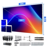 Système de mur vidéo LED clé en main DTVISION P2.6 P2.9 P3.9, écran d'affichage incurvé intérieur/extérieur pour location, exposition, scène