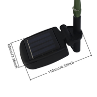 Lampes solaires LED en forme d'hortensia, indice de protection IP67, décoration de jardin extérieure, résistantes à l'eau, avec capteur de lumière pour patio