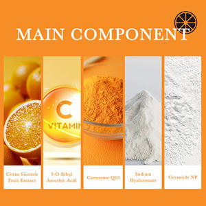 Usine en gros personnalisé sous les yeux patchs 30 paires pour les <span class=keywords><strong>cernes</strong></span> <span class=keywords><strong>Anti</strong></span>-âge réduire les rides hydratant Orange pot masque pour les yeux - Product Image 4