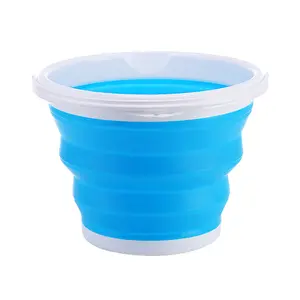 Multifunctional foldable bucket for family camping, outdoor sports and fishing