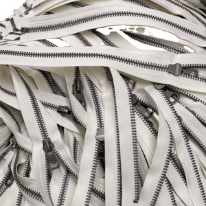 سحاب Hengda عالي الجودة مخصص سحاب معدني 5 # مزدوج مفتوح سحاب معدني لحقائب الملابس - Product Image 5