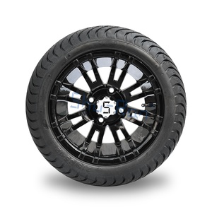 Hot Sale <b>Golf</b> Cart Black Wheels and Tires SGCTW-218 <b>Golf</b> Cart Tires SGCTW-218 - Product Image 1