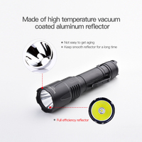 Lampe torche rechargeable haute puissance TANK007 KC16, longue portée, pour extérieur, urgence, autodéfense, tactique
